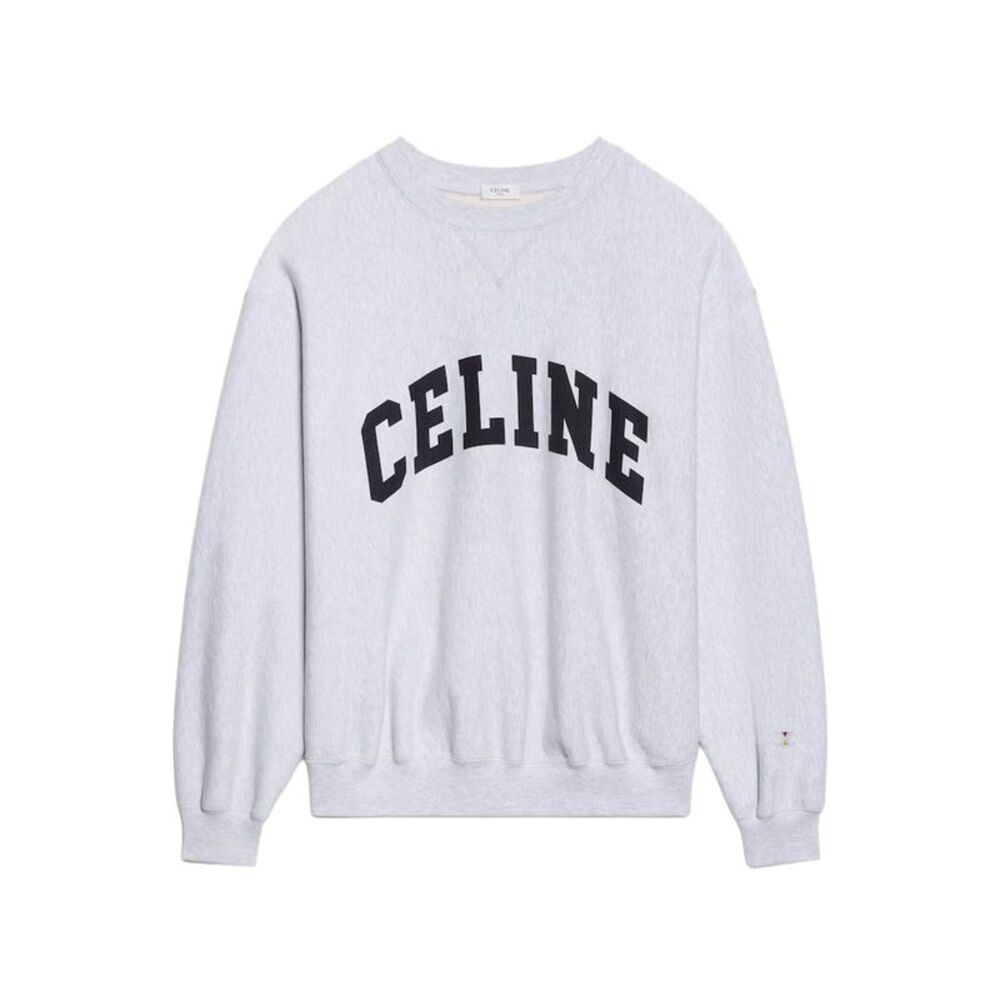 Celine Men Cotton Fleece Sweatshirt